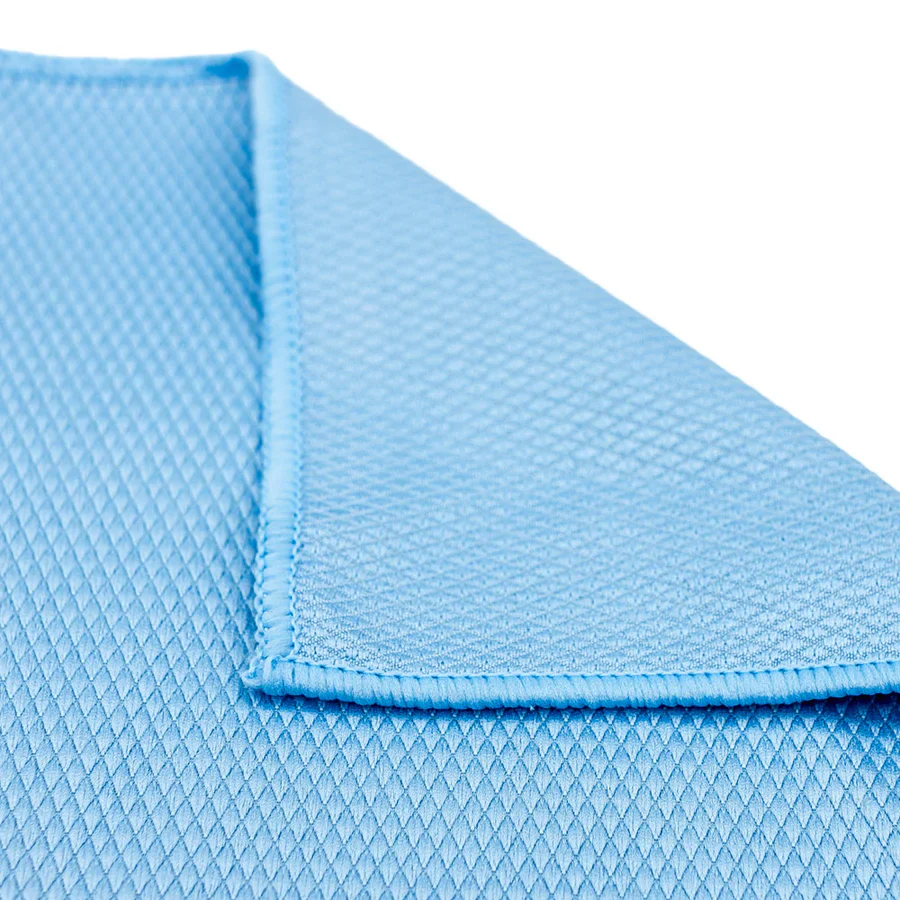 The Rag Company Diamond Microfiber Glass Towels: 6 Pack, 280GSM, 16" x 16" - Image 3
