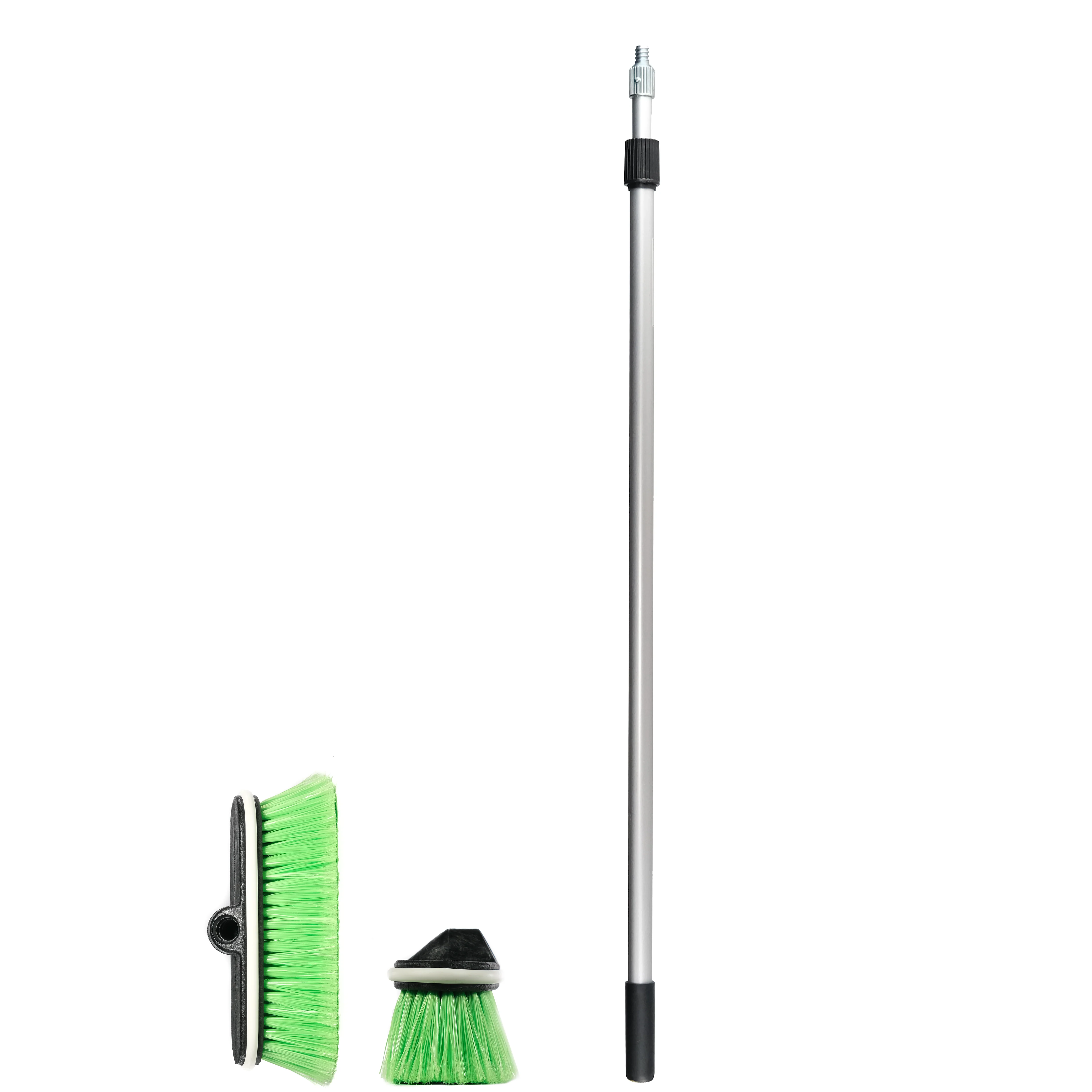 Easy Reach 9" Extra Soft Green Bristle Brush w/bumper - Image 4