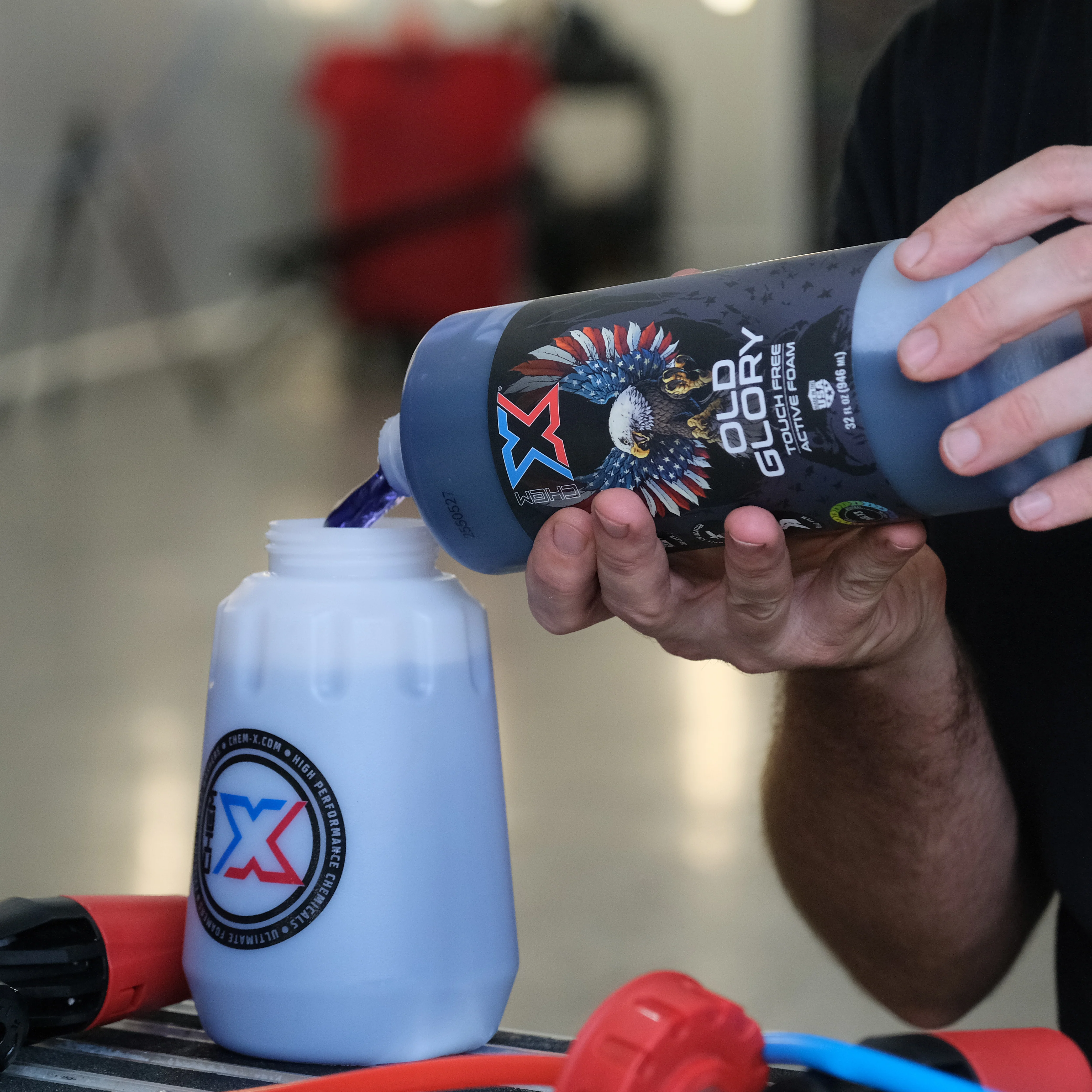 Old Glory: Touch Free Active Foam Vehicle Wash Chrome Cannon Kit - Image 3