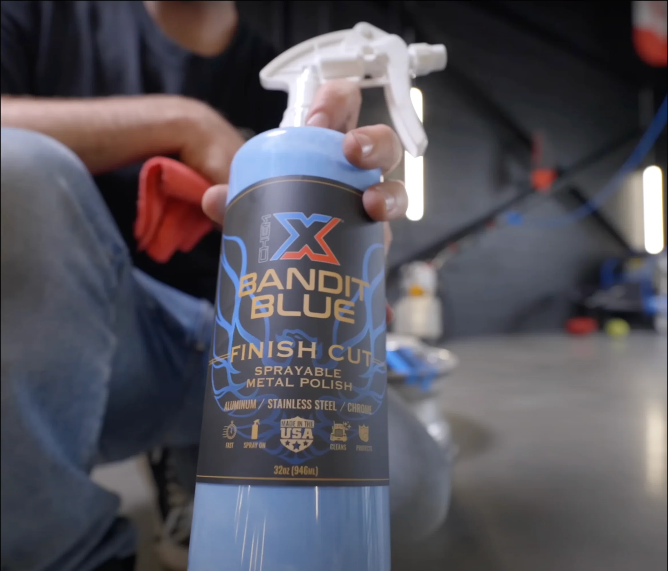 Bandit Blue: Finish Cut Sprayable Metal Polish - Image 5