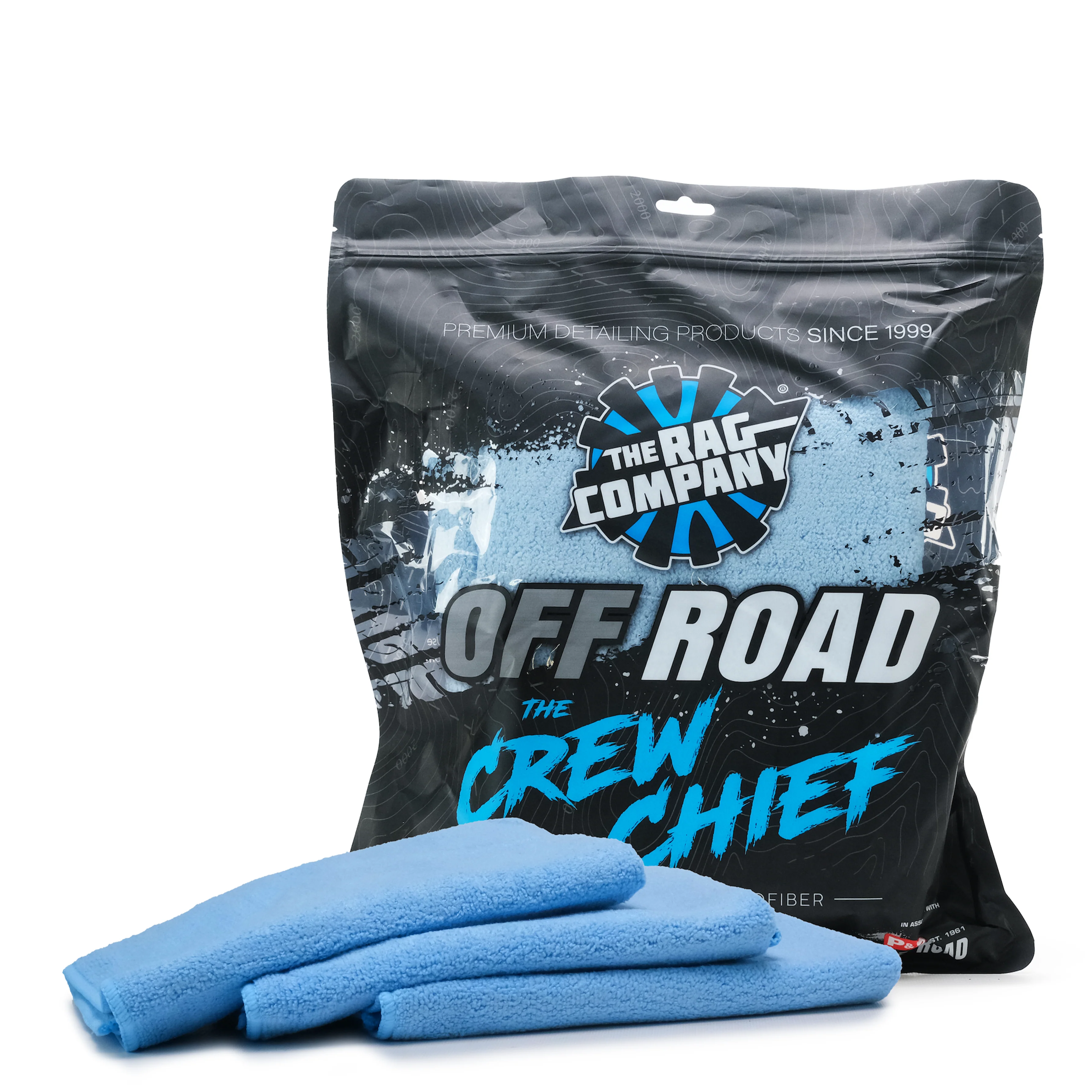 The Rag Company Off Road Crew Chief Buffing Towel: 3 Pack, 16" X 27"